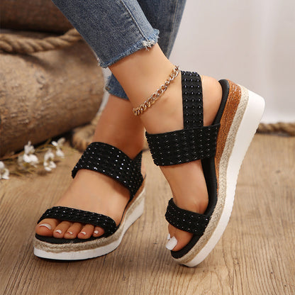 Ortho Welt Unique Wedge Heel Sandals  -