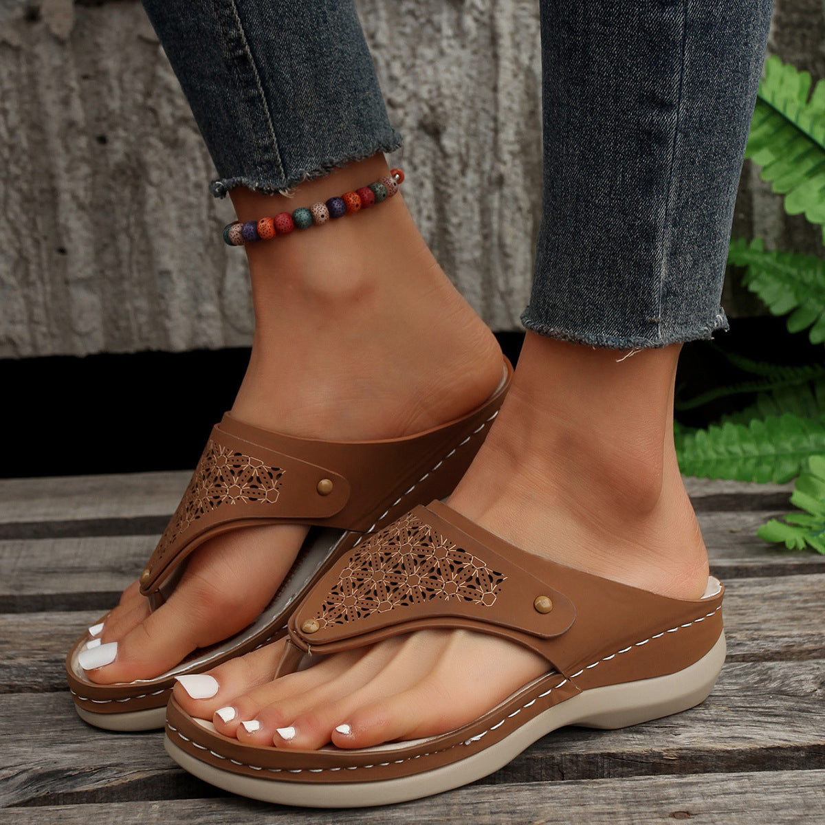 Ortho Welt Zehentrenner Sandalen – Orthopedic Komfort