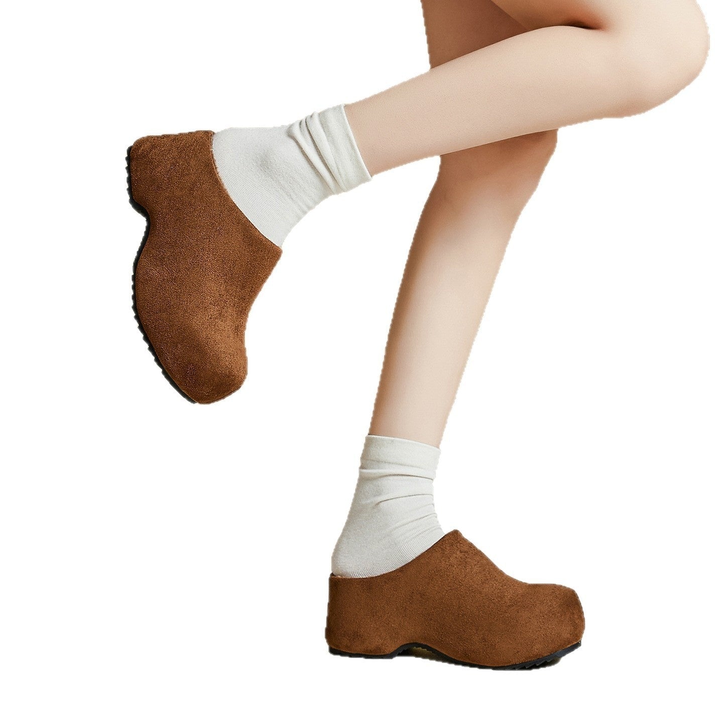 Ortho Welt Retro Chunky-Soled Mules - Unique And Comfortable