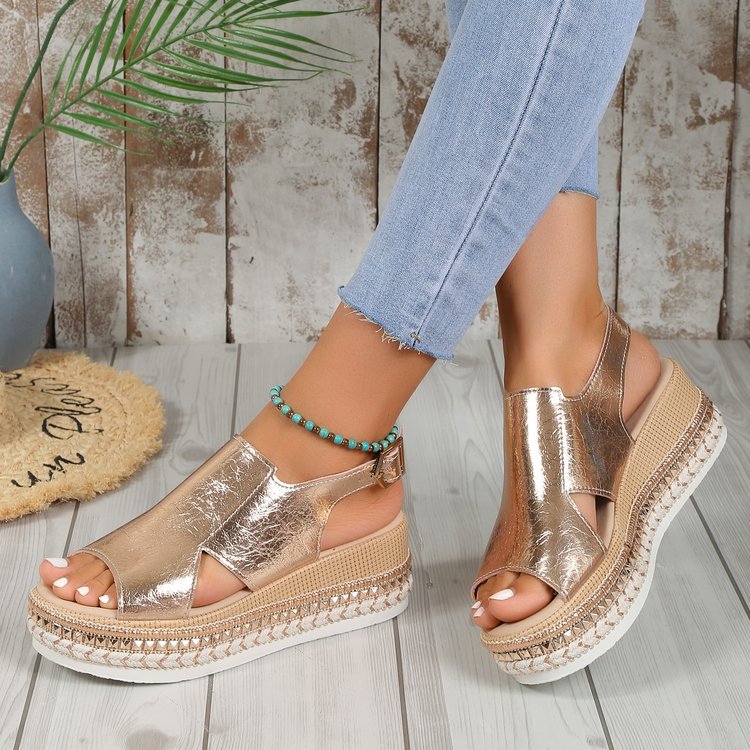 Ortho Welt Unique Design Shiny Summer Sandals