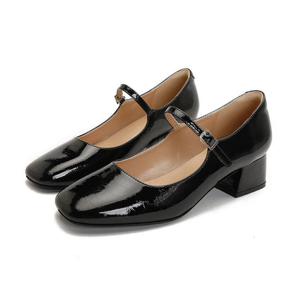 Ortho Welt Mary Jane Schuhe - Orthopedic Lackleder Komfort