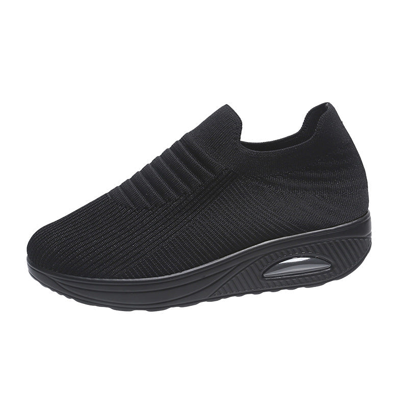 Ortho Welt Lightweight And Breathable Striped Mesh Shoes