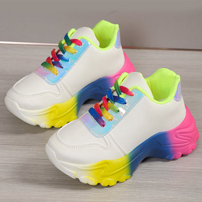 Ortho Welt Rainbow Sports Sneakers - Unique Style And Comfort