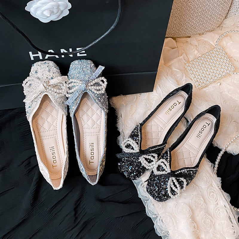 Ortho Welt Ballerinas - Orthopedic, Strass & Perlen