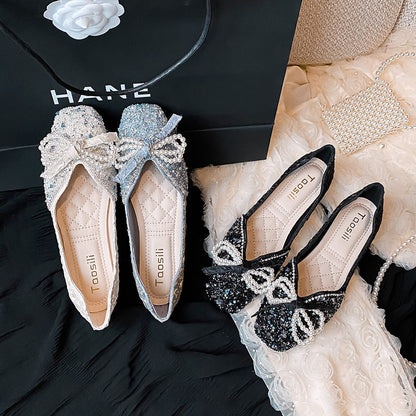 Ortho Welt Ballerinas - Orthopedic, Strass & Perlen