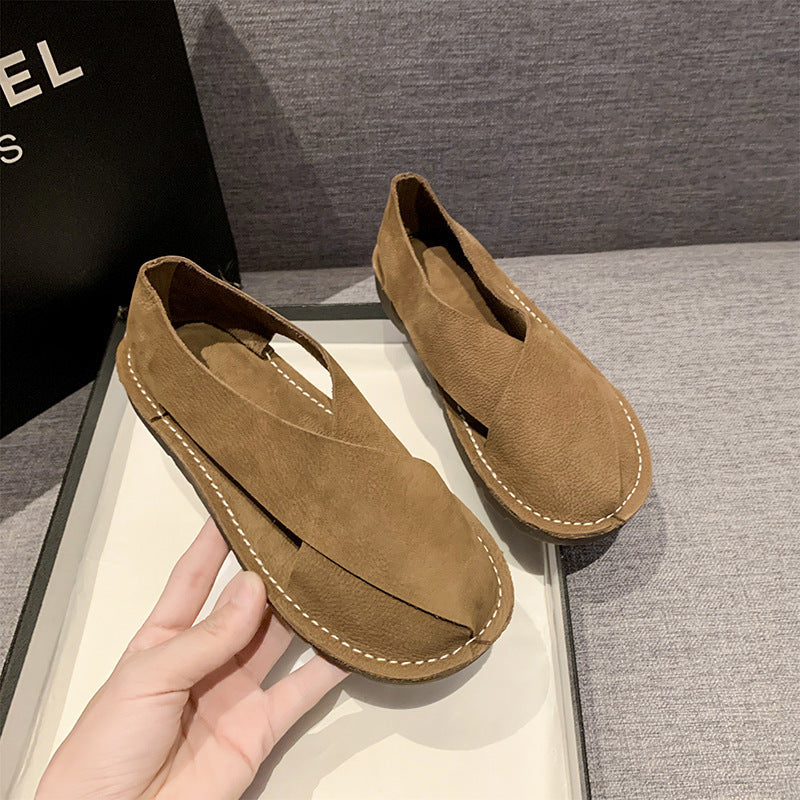 Ortho Welt Round-Toe Roman Sandals - Comfort And Style