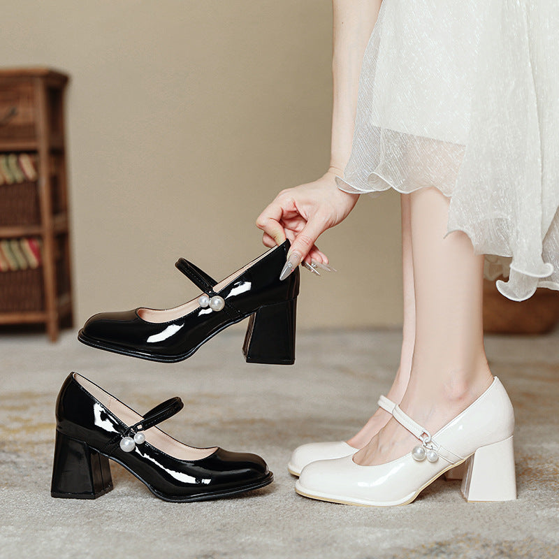 Ortho Welt Mary Jane Heels – Orthopedic Support Block Heel