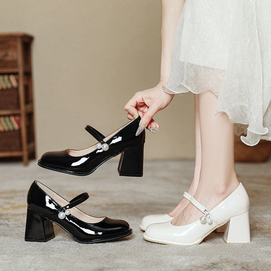 Ortho Welt Mary Jane Heels – Orthopedic Support Block Heel