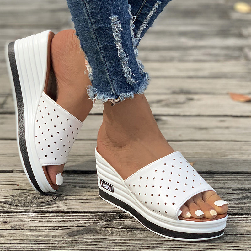 Ortho Welt Fish Mouth Heeled Sandals: Unique Summer Elegance