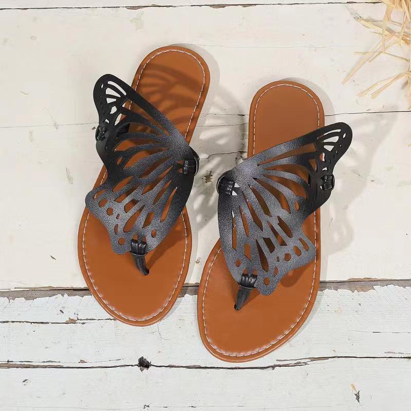 Ortho Welt Vintage Summer Sandals With Butterfly Wings - Unique And Lightweight