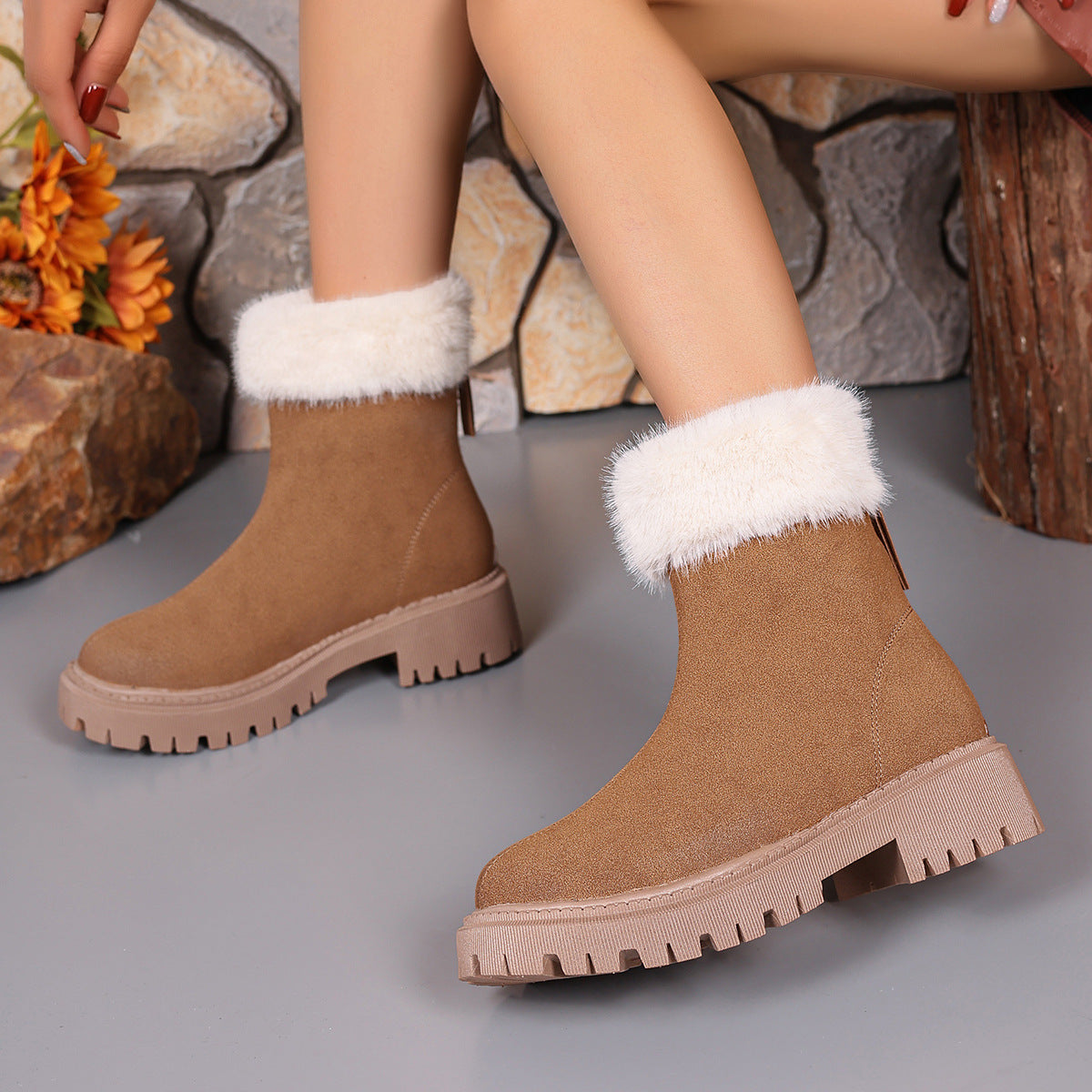 Ortho Welt Orthopedic Winter Boots - Faux Fur Lining