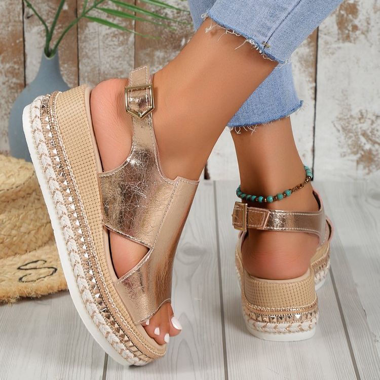 Ortho Welt Unique Design Shiny Summer Sandals