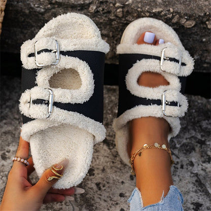 Ortho Welt Thick Wool Winter Slippers - Unique Comfort