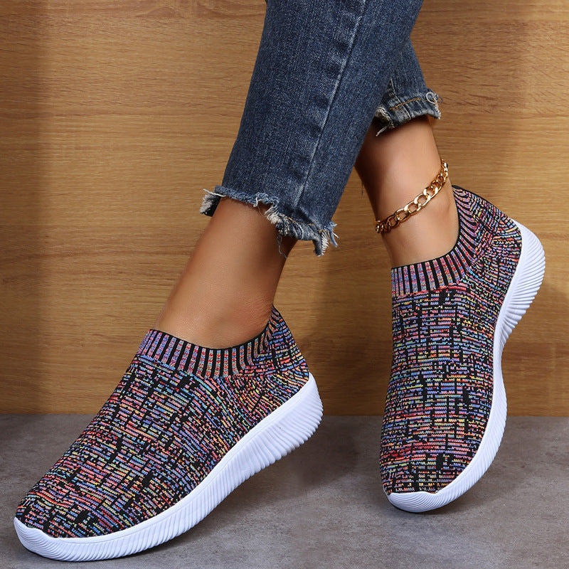 Ortho Welt Stripe Knit Shoes: Unique And Comfortable For Everyone