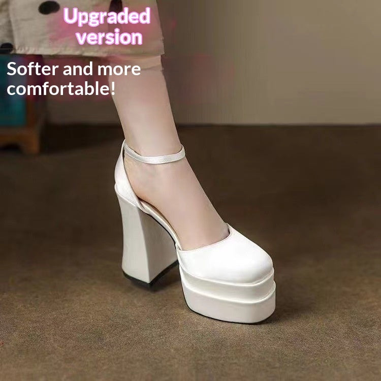 Ortho Welt Ultra-High Mary Jane Heeled Shoes For Petite Women