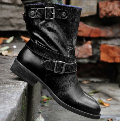 Ortho Welt Retro Lederstiefel - Orthopädische Unterstützung