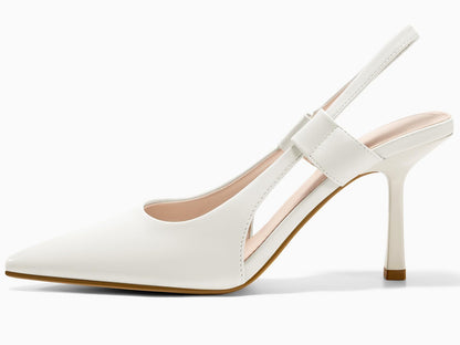 Ortho Welt Slingback Sandals - Pointed Toe, Orthopedic Heel