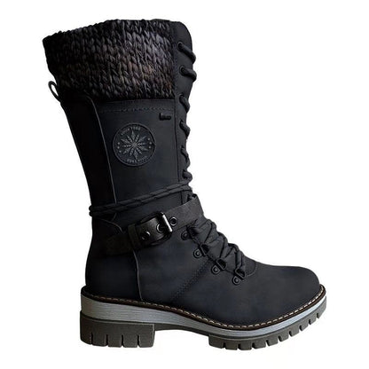 Ortho Welt Orthopedic Winter Boots - Knit Cuff & Laces