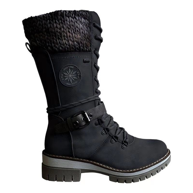 Ortho Welt Orthopedic Winter Boots - Knit Cuff & Laces