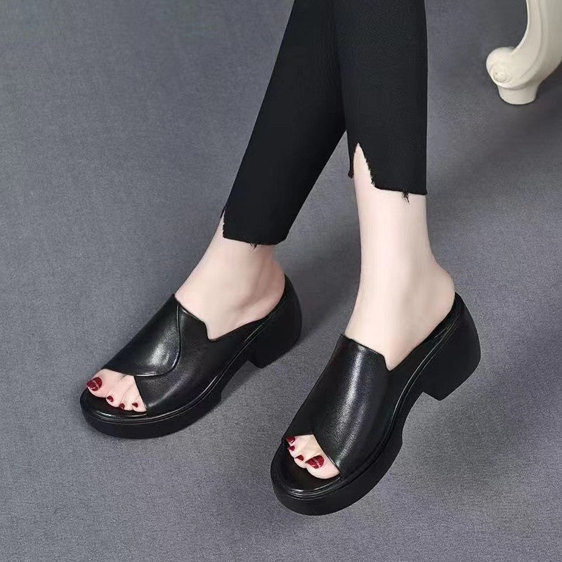 Ortho Welt Unique Wedge Heel Sandals  -