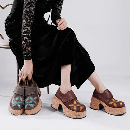 Ortho Welt Retro Leder-Clogs Damen – Orthopädischer Absatz