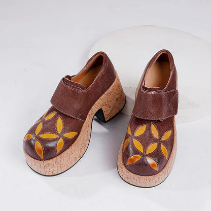 Ortho Welt Retro Leder-Clogs Damen – Orthopädischer Absatz