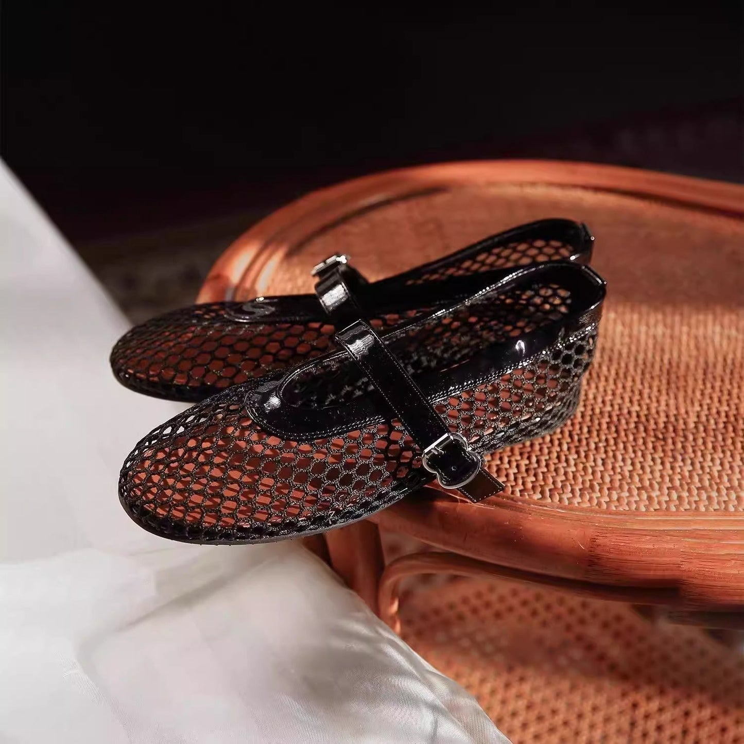 Ortho Welt Ankle Boots In Breathable Mesh - Unique Elegance