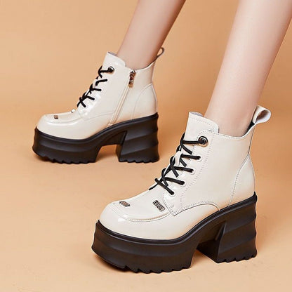 Ortho Welt Martina Boots - Orthopedic Block Heel Comfort