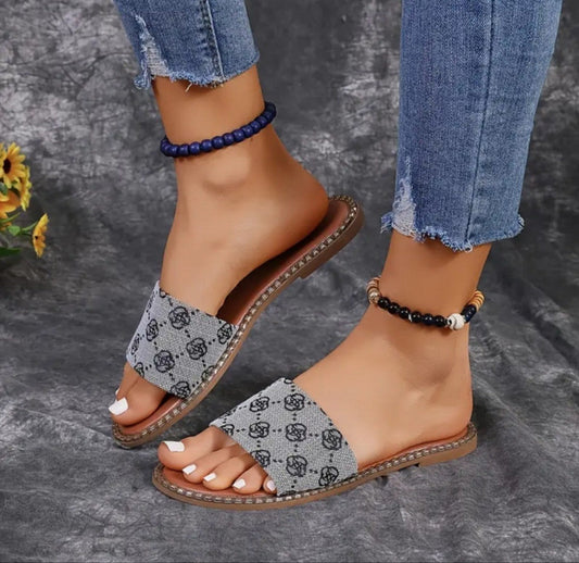 Ortho Welt Floral Flat Sandals - Comfort And Unique Style