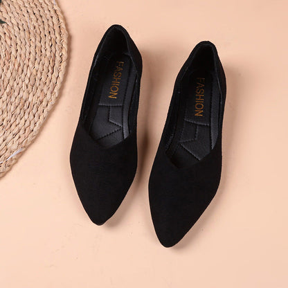 Ortho Welt Pointed Low Toe Shoes In Plus Sizes