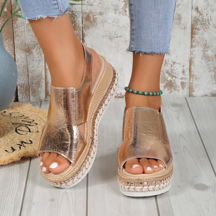 Ortho Welt Unique Design Shiny Summer Sandals