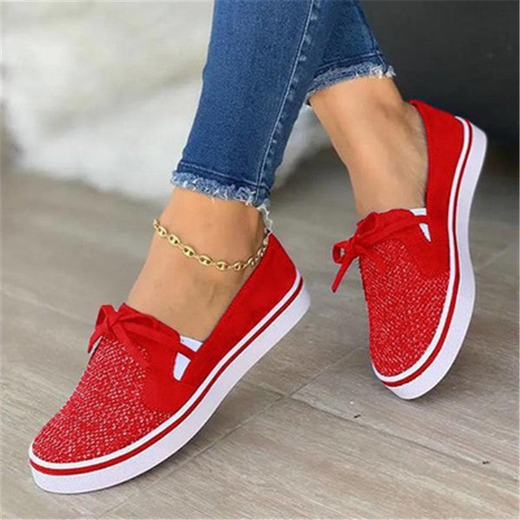 Ortho Welt Flat Canvas Sneakers - Unique Elegance And Comfort