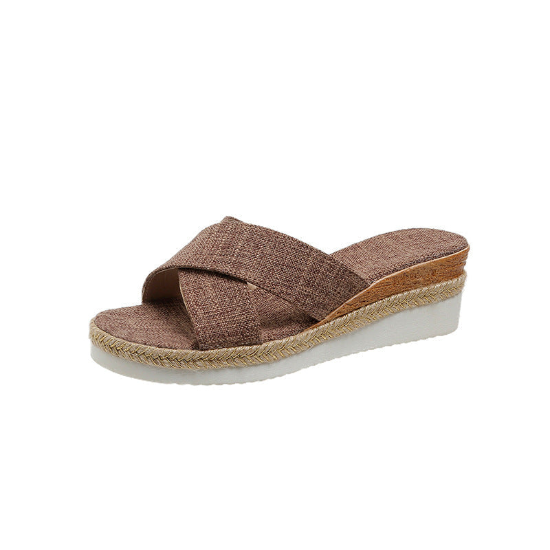 Ortho Welt Hemp Wedge Sandals - Summer Uniqueness