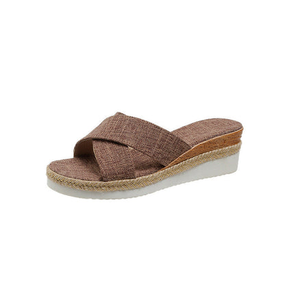 Ortho Welt Hemp Wedge Sandals - Summer Uniqueness