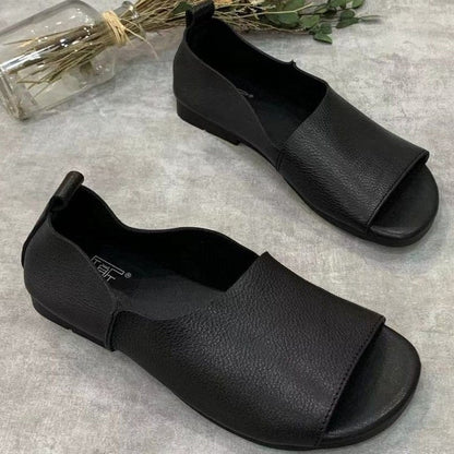 Ortho Welt Orthopedic Soft Leather Open Toe Shoes