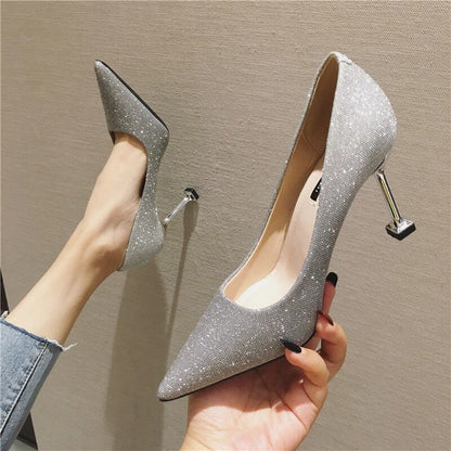 Ortho Welt Sexy Gradient Pointed Stiletto Pumps - Unique Elegance
