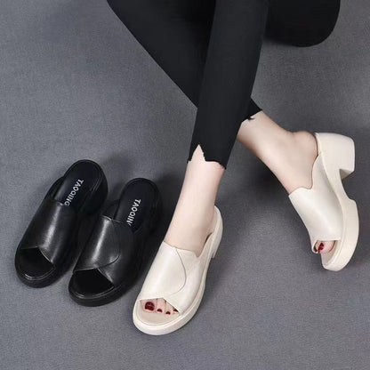 Ortho Welt Unique Wedge Heel Sandals  -