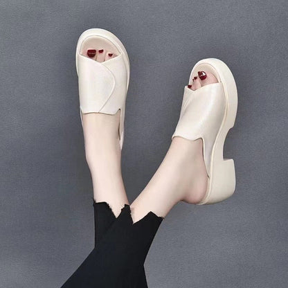 Ortho Welt Unique Wedge Heel Sandals  -
