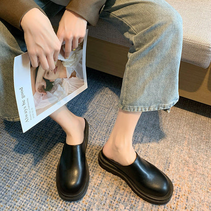 Ortho Welt Chunky Sole Mules - Orthopedic Comfort