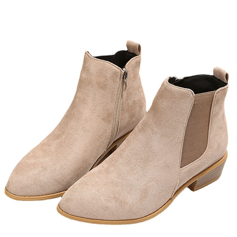 Ortho Welt Wildleder Ankle Boots - Orthopedic Komfort
