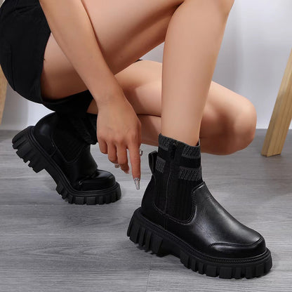 Ortho Welt UrbanFlex Orthopedic Chunky Ankle Boots