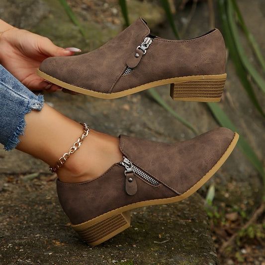 Ortho Welt Plus Size Stiefeletten – Orthopädisch, Reißverschluss