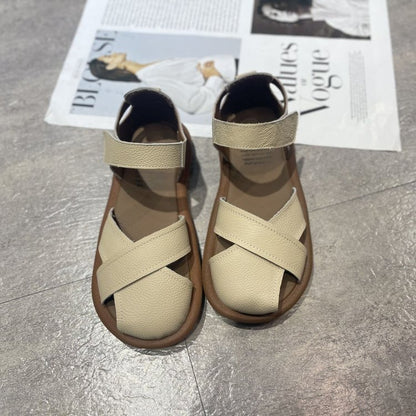 Ortho Welt Breathable Roman Sandals With A Closed Heel