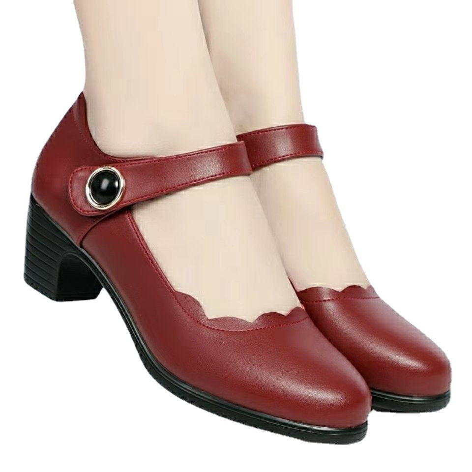 Ortho Welt Soft Leather Open-Toe Shoes - Unique Elegance