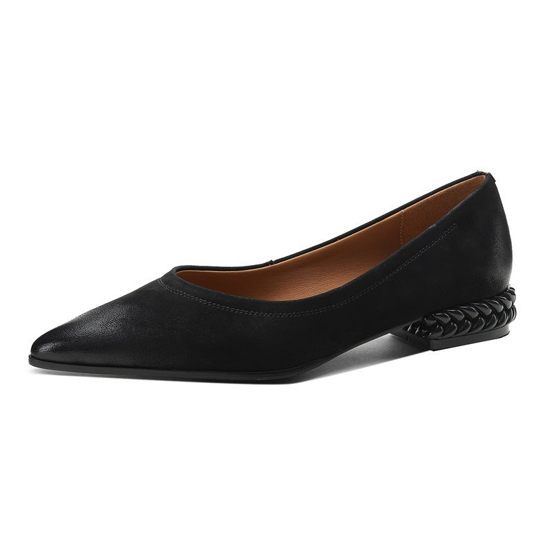 Ortho Welt Orthopedic Low-Cut Pointed Toe Shoes - Comfort