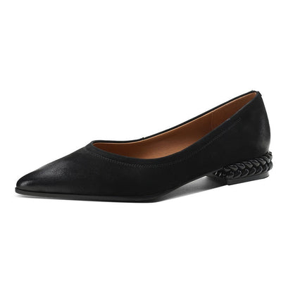 Ortho Welt Orthopedic Low-Cut Pointed Toe Shoes - Comfort