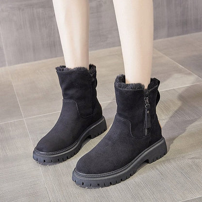 Ortho Welt Winter Boots - Orthopedic Suede with Fur Lining