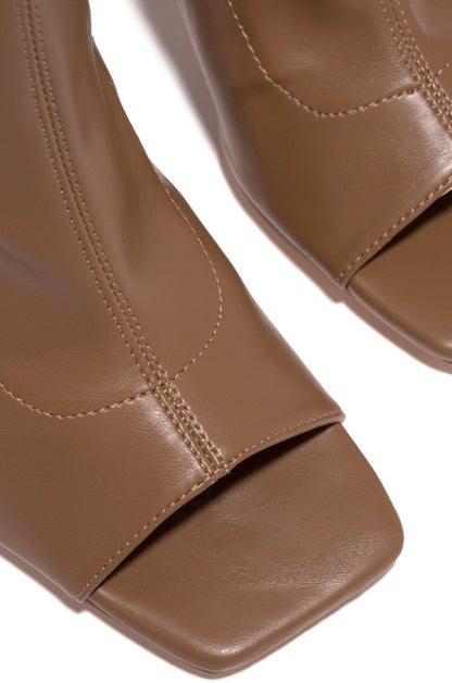 Ortho Welt Overknee Peeptoe Boots - Orthopedic Comfort