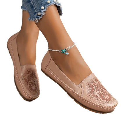 Ortho Welt Retro Flat Loafers  With A Unique Vintage Look