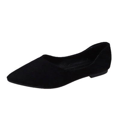 Ortho Welt Pointed Low Toe Shoes In Plus Sizes
